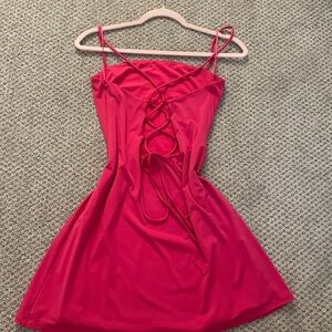 Garage Pink Mini Dress